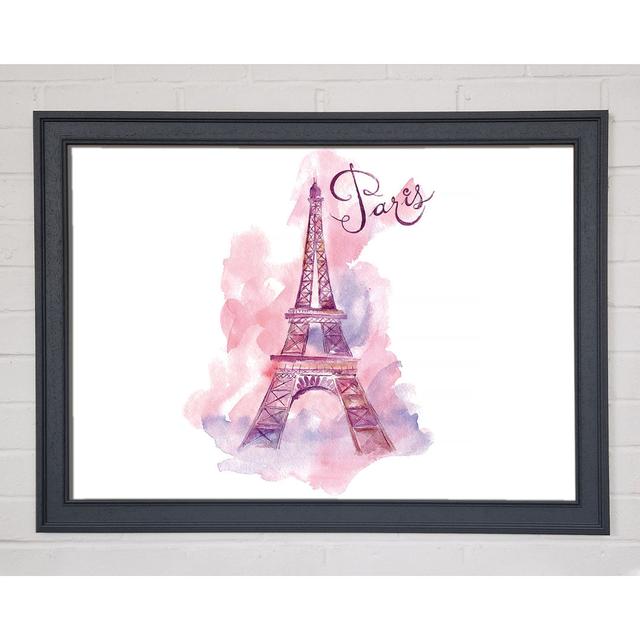 Eiffel Tower Chic - Single Picture Frame Art Prints Fleur De Lis Living Size: 59.7cm H x 84.1cm W on Productcaster.