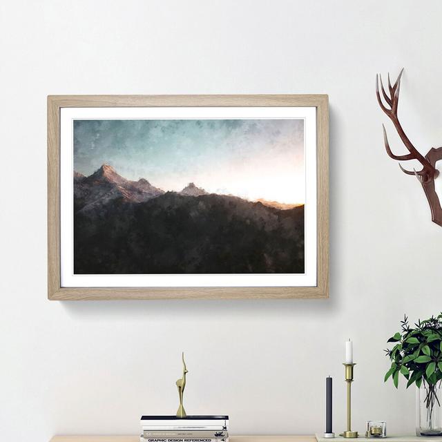 Annapurna Circuit Trek in Nepal - Picture Frame Painting Print East Urban Home Frame Option: Oak Framed, Size: 45cm H x 63cm W x 2cm D on Productcaster.