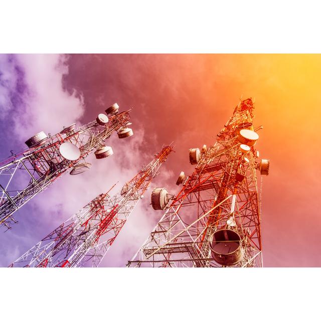 Aquin Antennas by 12521104 - Wrapped Canvas Photograph Latitude Run Size: 61cm H x 91cm W 3.8cm D on Productcaster.