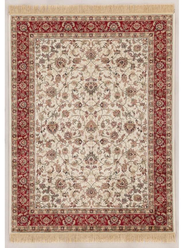 Ivory/Red/Tan Rug Bloomsbury Market Rug Size: Rectangle 140 x 190cm on Productcaster.