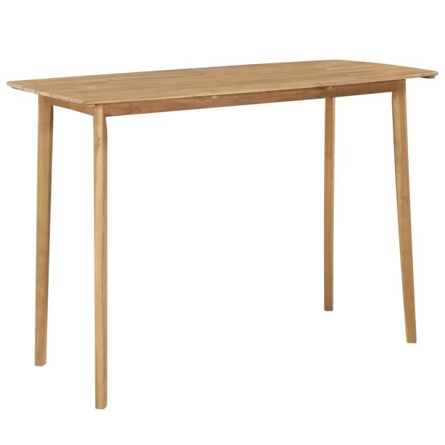 Frampton Wooden Bar Table Dakota Fields Size: H105 x L150 x W70 on Productcaster.