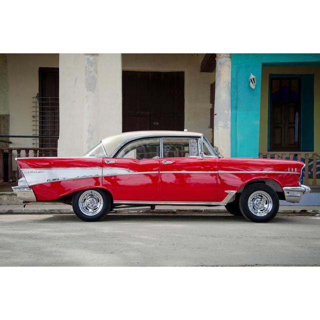 Cars of Cuba VII by Laura DeNardo - Wrapped Canvas Photograph Ebern Designs Size: 30cm H x 46cm W x 3.8cm D on Productcaster.