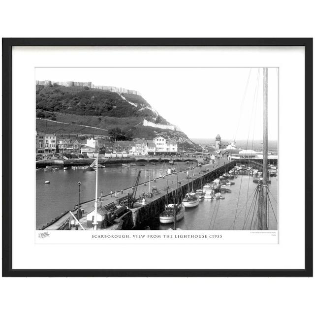 'Scarborough, View from the Lighthouse C1955' by Francis Frith - Picture Frame Photograph Print on Paper The Francis Frith Collection Size: 60cm H x 8 on Productcaster.