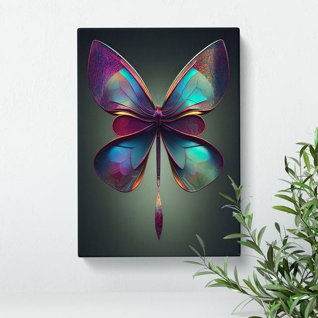 Otherworldly Butterfly - Wrapped Canvas Print Brambly Cottage Size: 50cm H x 35cm W x 3cm D on Productcaster.