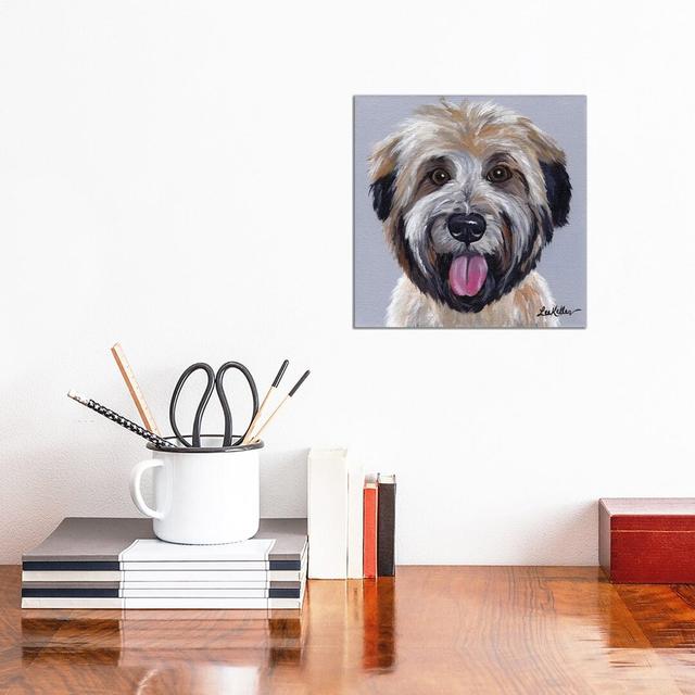 Wheaten Terrier III by Hippie Hound Studios - Wrapped Canvas Painting ClassicLiving Size: 30.48cm H x 30.48cm W x 1.91cm D on Productcaster.