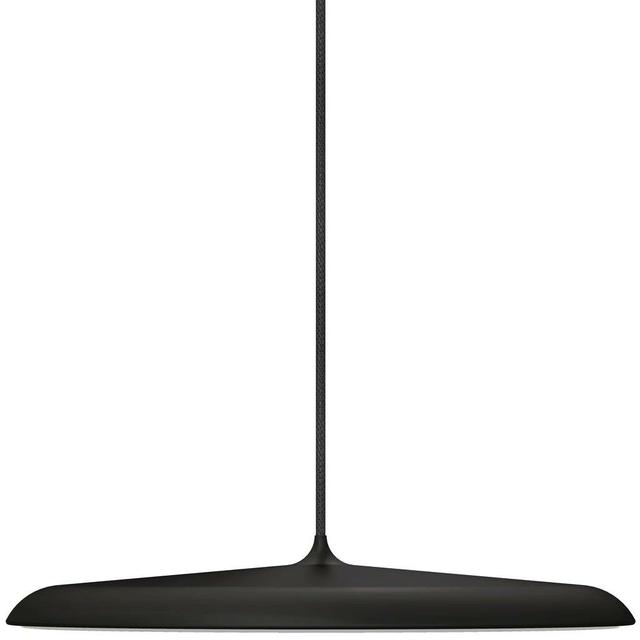 Jenne 1 - Light Black LED Dome Pendant Corrigan Studio Size: 6cm H x 25cm W x 25cm D, Shade Colour: Black on Productcaster.