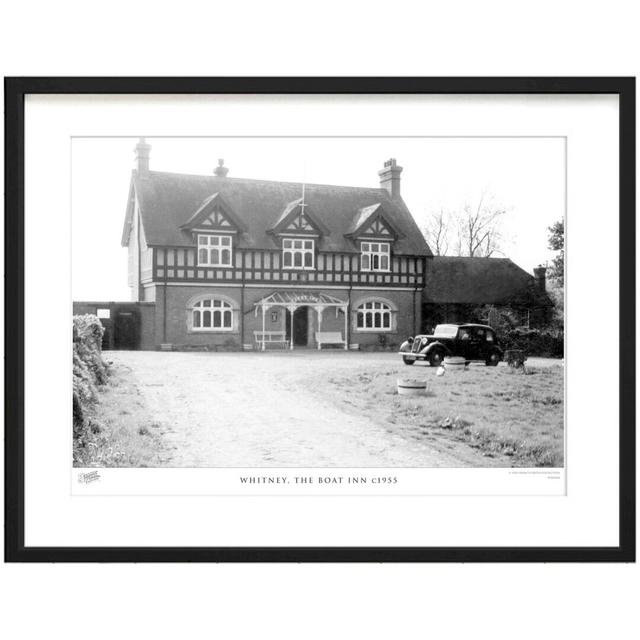 'Whitney, the Boat Inn C1955' by Francis Frith - Picture Frame Photograph Print on Paper The Francis Frith Collection Size: 40cm H x 50cm W x 2.3cm D on Productcaster.