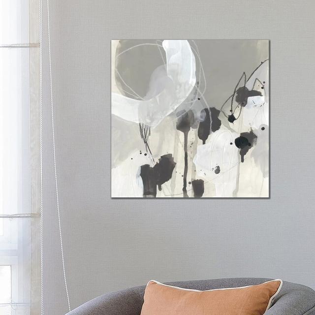 Neutral Circuit I by June Erica Vess - Wrapped Canvas Print Metro Lane Size: 66.04cm H x 66.04cm W on Productcaster.