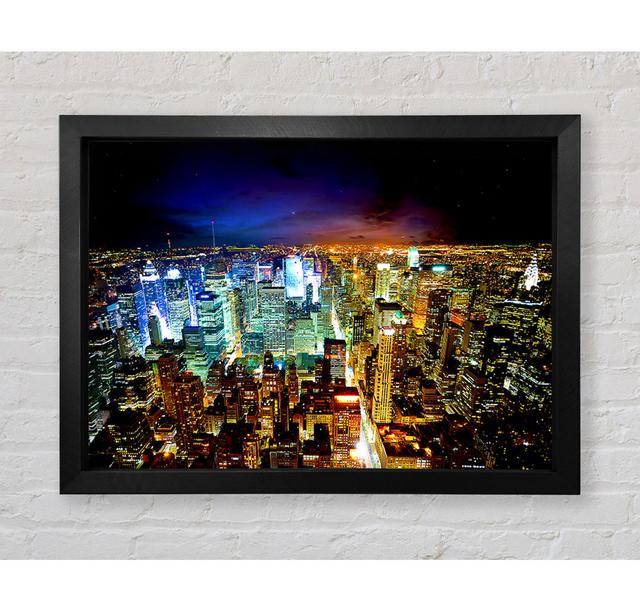 The Centre Of The Cities Energy - Single Picture Frame Art Prints Bright Star Size: 100cm H x 141.4cm W on Productcaster.