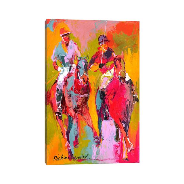 Polo II by Richard Wallich - Wrapped Canvas Art Prints Natur Pur Size: 30.48cm H x 20.32cm W x 1.905cm D on Productcaster.