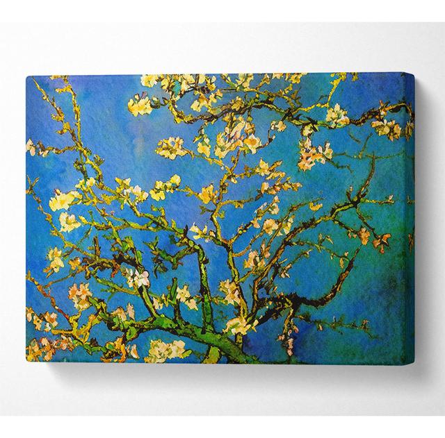 Van Gogh Blossoming Almond Tree - Wrapped Canvas Art Prints ClassicLiving Size: 66cm H x 106.6cm W x 10cm D on Productcaster.