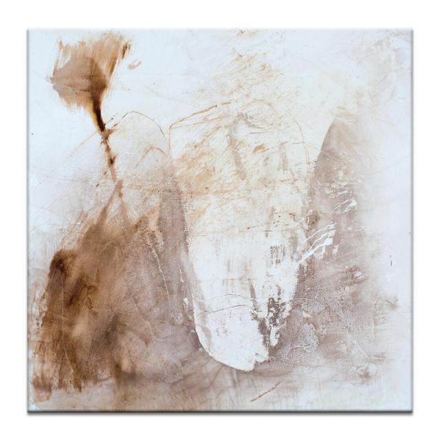 Encaustic 9 by Gill Cohn Art Print on Canvas East Urban Home Size: 41 cm H x 41 cm W x 3.81 cm D on Productcaster.