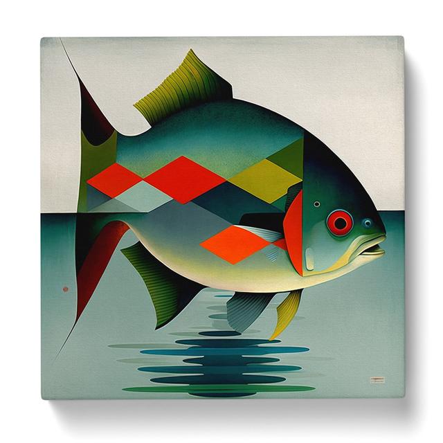 Fish Bauhaus Painting House of Hampton on Productcaster.