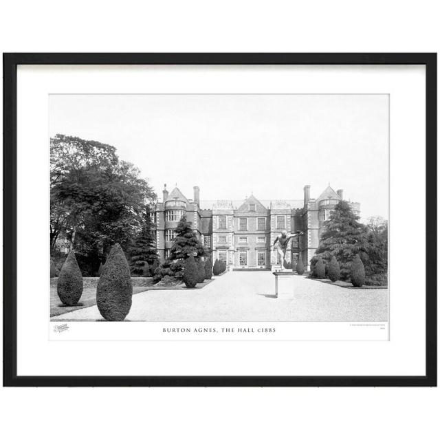 'Burton Agnes, the Hall C1885' by Francis Frith - Picture Frame Photograph Print on Paper The Francis Frith Collection Size: 45cm H x 60cm W x 2.3cm D on Productcaster.