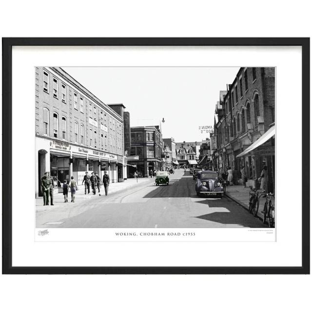 'Woking, Chobham Road C1955' by Francis Frith - Picture Frame Photograph Print on Paper The Francis Frith Collection Size: 40cm H x 50cm W x 2.3cm D on Productcaster.