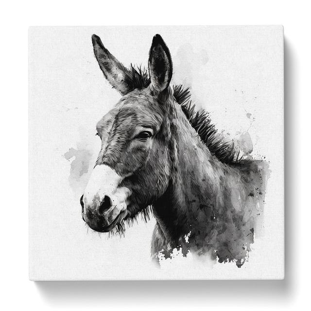 Donkey Ink Wash - Print Brambly Cottage Size: 35cm H x 35cm W x 3cm D on Productcaster.