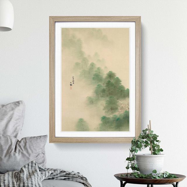 Mountain Village After a Storm by Yokoyama Taikan - Picture Frame Painting Print East Urban Home Frame Option: Oak Framed, Size: 65cm H x 48cm W x 2cm on Productcaster.