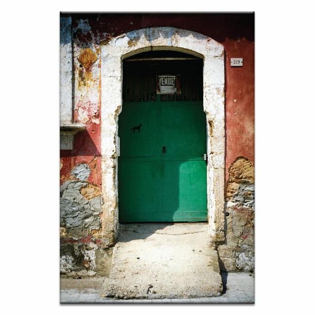 Doors of Italy - Porte Della Stalla by Joe Vittorio Photographic Print on Canvas East Urban Home Size: 76 cm H x 51 cm W on Productcaster.