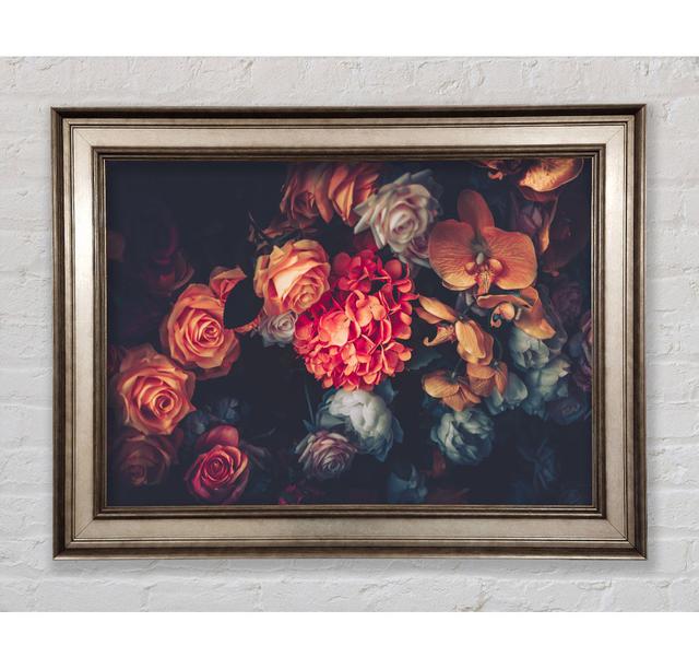 Autumn Coloure Flowers - Single Picture Frame Art Prints Bright Star Size: 21cm H x 42cm W x 8 cm D on Productcaster.