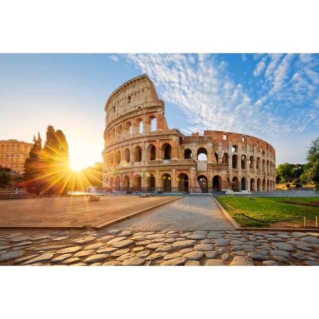 Colosseum in Rome - Wrapped Canvas Photograph 17 Stories Size: 20cm H x 30cm W on Productcaster.