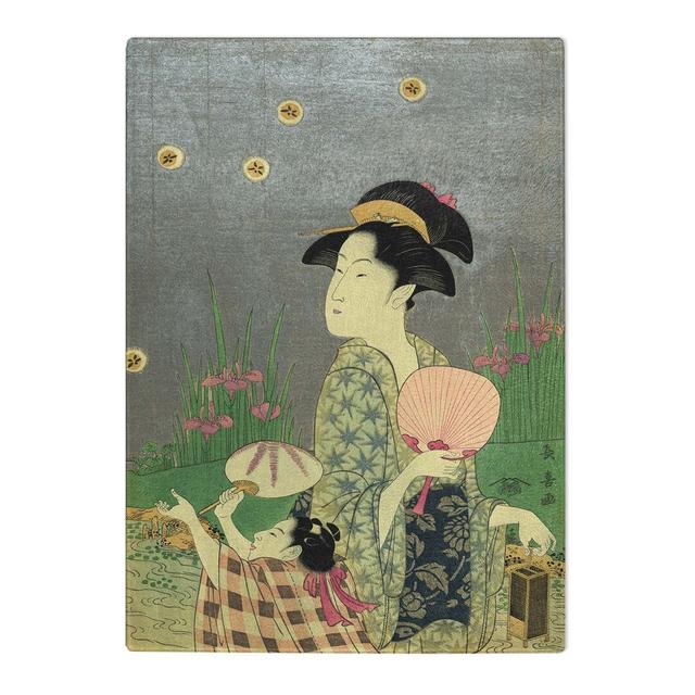 Tempered Glass Hotarugari by Eishosai Choki Chopping Board East Urban Home Size: 28.5 cm x 39 cm on Productcaster.