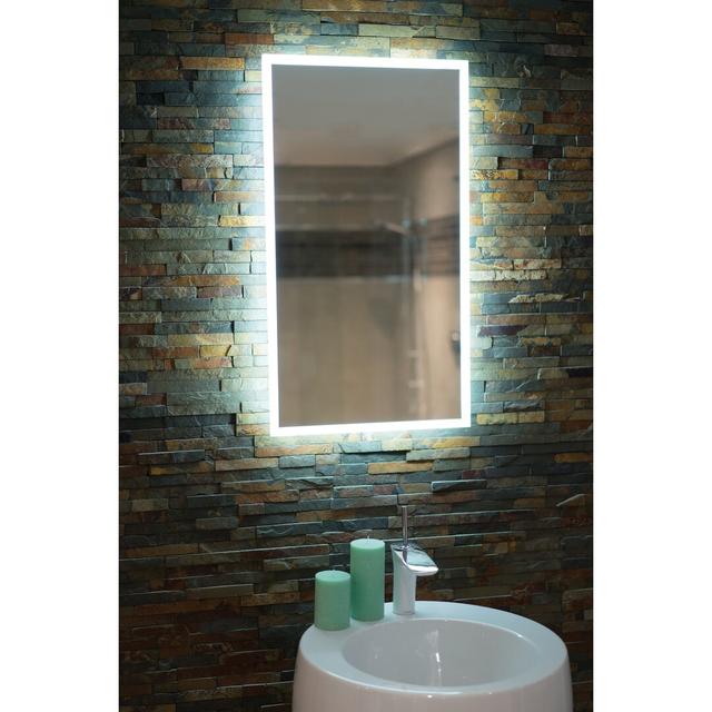 Globe Fog Free Bathroom/Vanity Mirror HIB Size: 80 cm H x 45 cm W x 4.5 cm D on Productcaster.