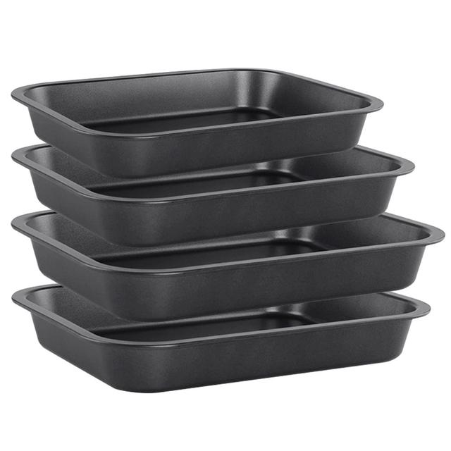 4 Pack Non Stick Oven Baking Tray Set Belfry Kitchen on Productcaster.