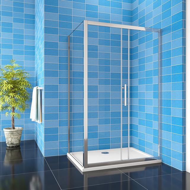 Friederike Rectangle Shower Enclosure with Tray 1900 x 1600 mm Belfry Bathroom on Productcaster.