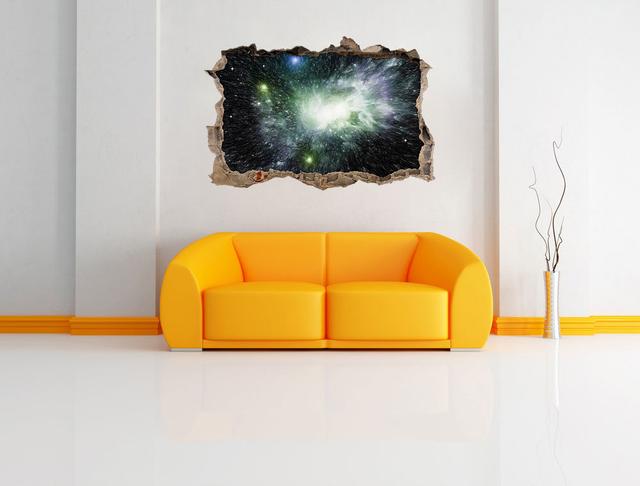 Wandtattoo Ferne Galaxie im Sternenstaub East Urban Home Größe: 42 cm H x 62 cm B x 0,02 cm T on Productcaster.