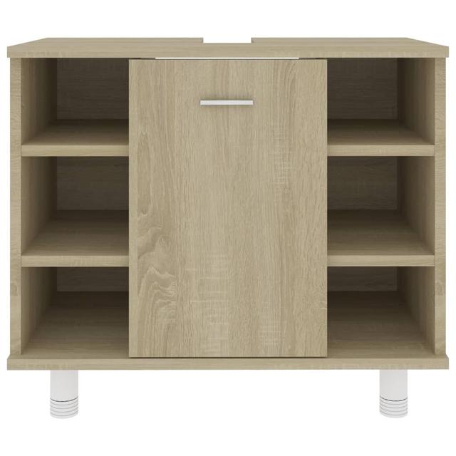 Bergthold 60cm Free-Standing Single Bathroom Vanity Base Only 17 Stories Base Finish: Sonoma Oak on Productcaster.