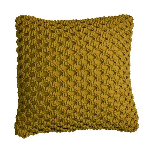 Choccolocco Square Scatter Cushion With Filling (Set of 2) Bloomsbury Market Colour: Mustard on Productcaster.