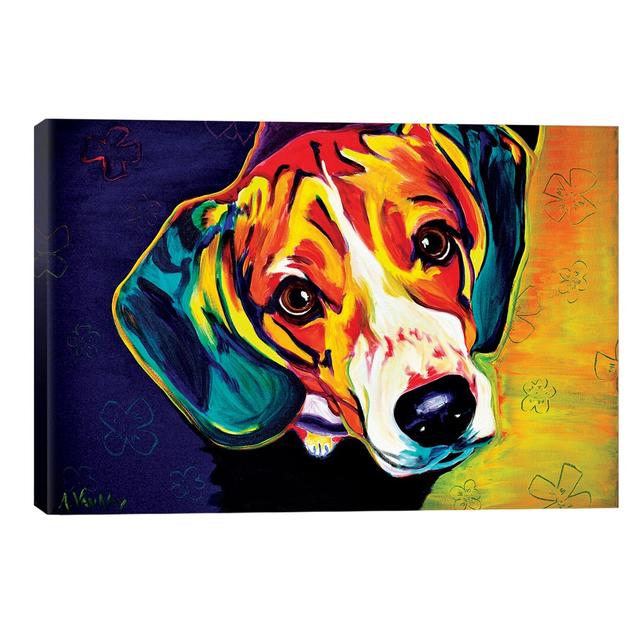 Beagle Bailey - Graphic Art Print on Canvas Wade Logan Size: 101.6cm H x 152.4cm W x 3.81cm D, Frame Option: No Frame on Productcaster.