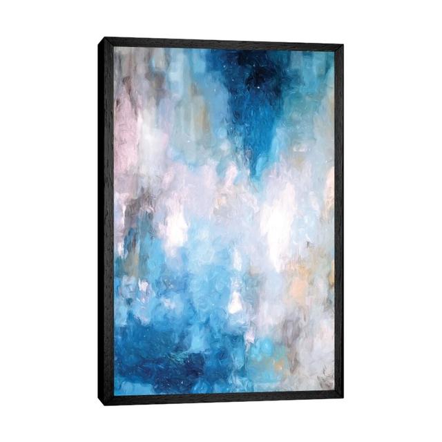 Abstract Rain V by Radiana Christova - Wrapped Canvas Painting East Urban Home Frame Option: Black Framed, Size: 101.6cm H x 66.04cm W x 3.81cm D on Productcaster.