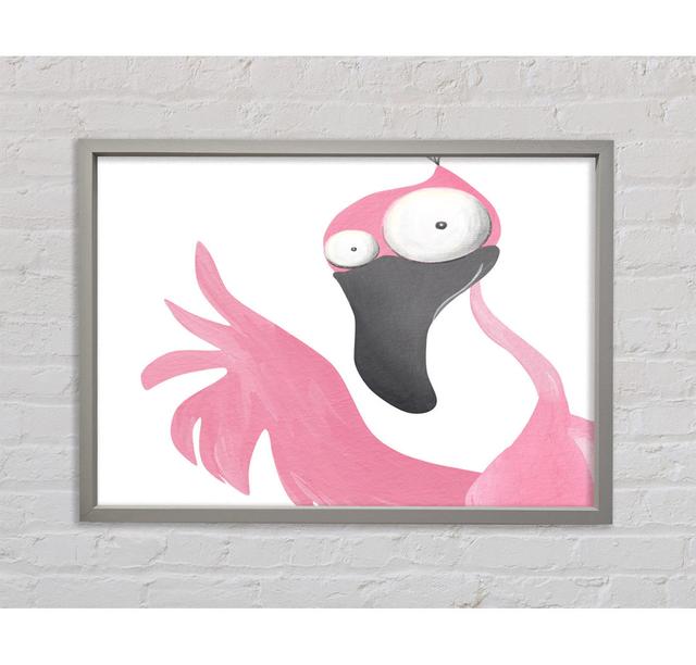 The Pink Flamingo - Single Picture Frame Art Prints on Canvas Bright Star Size: 84.1cm H x 118.9cm W 3.3cm D on Productcaster.