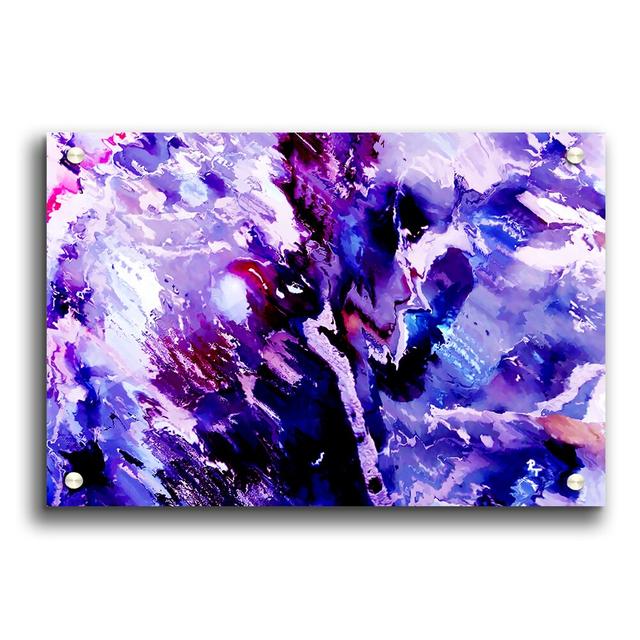 Lilac Nebular - Unframed Graphic Art Print on Acrylic East Urban Home Size: 42cm H x 59.4cm W on Productcaster.