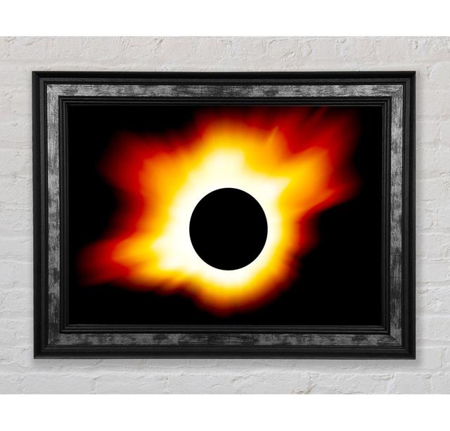 Blazing Sun Behind The Eclipse - Einzelne Bilderrahmen Kunstdrucke Bright Star Größe: 29,7 cm H x 42 cm B x 8 cm T on Productcaster.