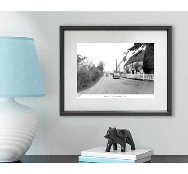 Borden, The Village C1950 - Single Picture Frame Print The Francis Frith Collection Size: 60cm H x 80cm W x 2.3cm D on Productcaster.