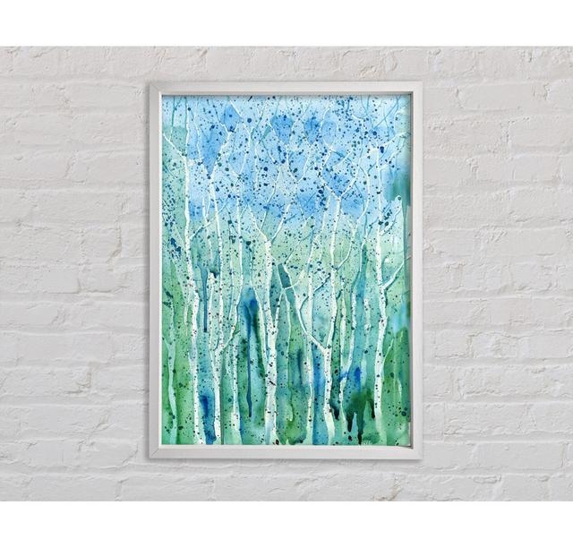 Tree Splash Framed Print Bright Star Size: 100cm H x 141.4cm W on Productcaster.