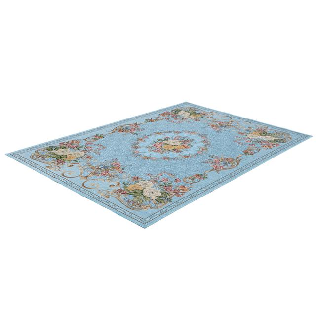 Flomi Florence Oriental Machine Woven Area Rug Theko Size: Rectangular 200 x 290cm, Colour: Turquoise on Productcaster.