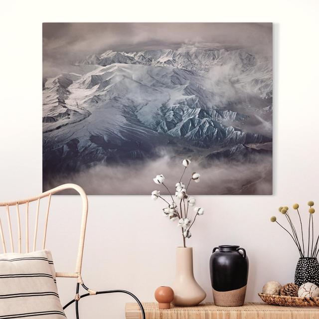 Leinwandbild Berge von Tibet Union Rustic Größe: 75 cm H x 100 cm B, Format: Leinwand 260g/m² on Productcaster.