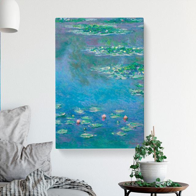 Water Lilies Lily Pond Vol.35 by Claude Monet - Wrapped Canvas Painting East Urban Home Size: 76cm H x 50cm W x 3cm D on Productcaster.