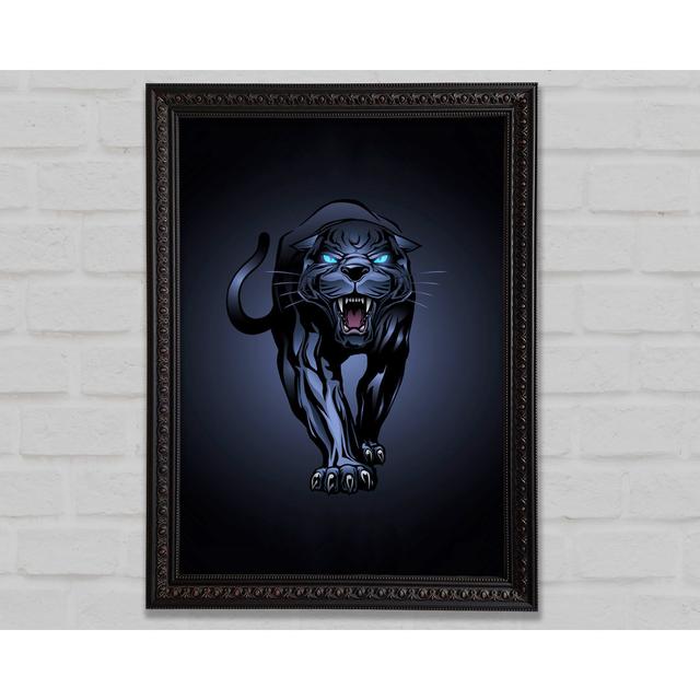 Fierce Panther Roar - Print Bright Star Size: 29.7cm H x 21cm W on Productcaster.