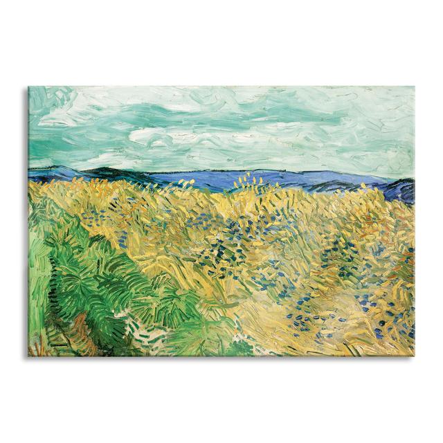 Wheat Field with Cypresses by Vincent Van Gogh - Unframed Painting on Glass Ophelia & Co. Size: 70cm H x 100cm W x 0.4cm D on Productcaster.