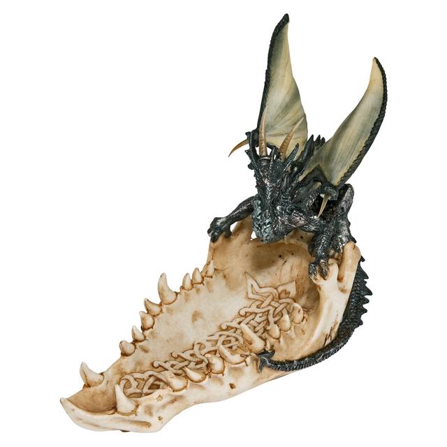 Jaw of the Dragon Offering Dish Figurine Design Toscano on Productcaster.