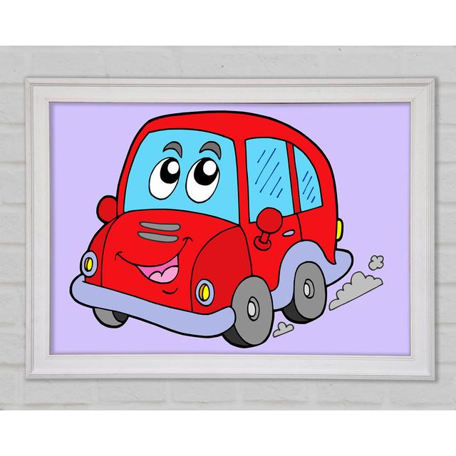 Car - Single Picture Frame Art Prints Zoomie Kids Colour: Purple, Size: 42cm H x 59.7cm W x 1.5cm D on Productcaster.