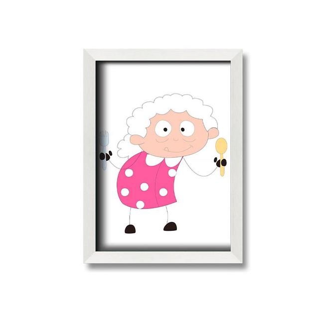 Grannies Kitchen - Single Picture Frame Art Prints Harriet Bee Size: 84.1cm H x 59.7cm W x 10cm D on Productcaster.