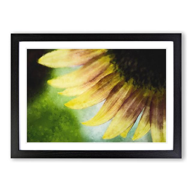 Sunflower Vol.1 - Picture Frame Painting East Urban Home Frame Option: Black Framed, Size: 48cm H x 65cm W x 2cm D on Productcaster.