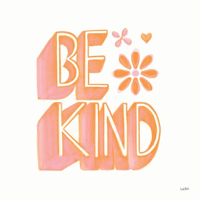 Kindness V Pastel - Wrapped Canvas Typography Maturi Size: 51cm H x 51cm W on Productcaster.