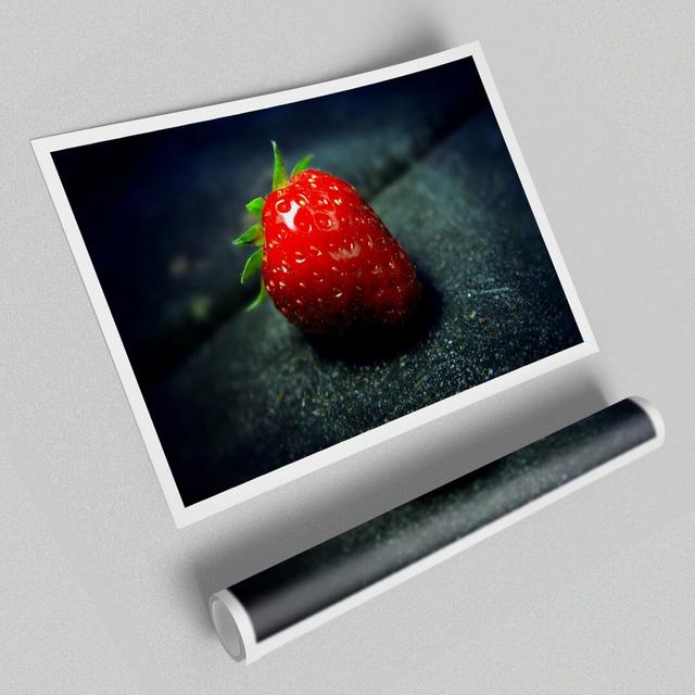 Strawberry Seeds - Photograph Print on Paper East Urban Home Size: 84.1 cm H x 118.9 cm W x 1 cm D on Productcaster.