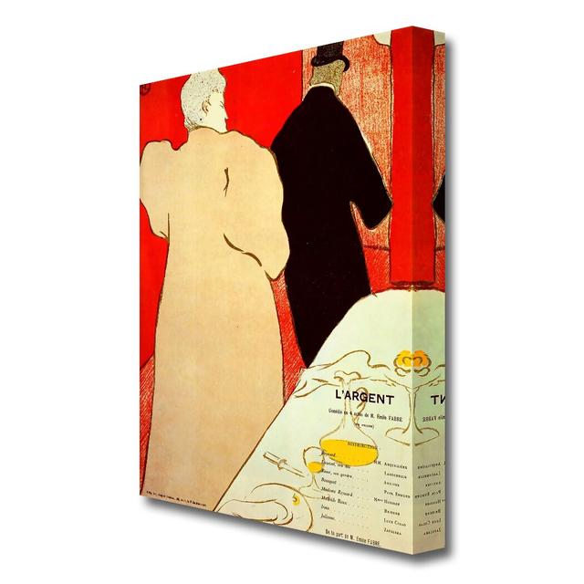 Largent by Henri de Toulouse-Lautrec - Wrapped Canvas Painting Print East Urban Home Size: 81.3 cm H x 50.8 cm W on Productcaster.